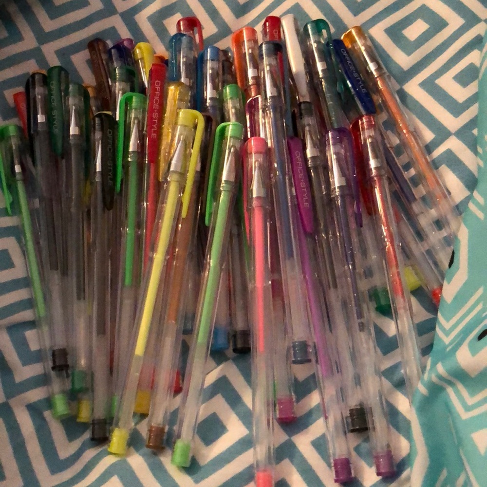 Gel pens